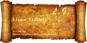 Lippe Ildikó névjegykártya