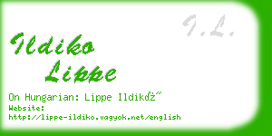 ildiko lippe business card